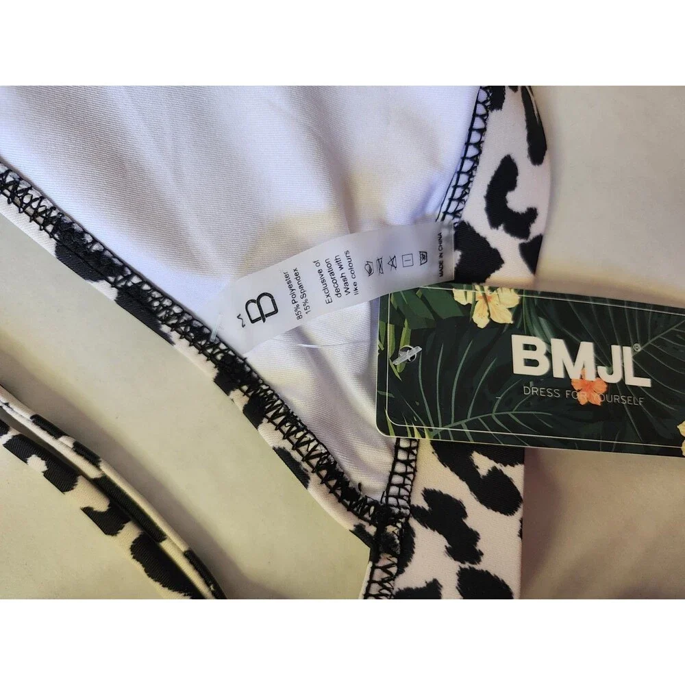 Bmjl Size Medium Lepord Print Bikini